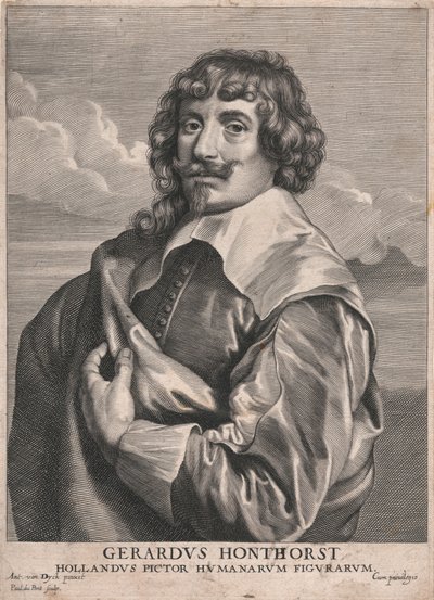Gerardus Honthorst, holländischer Maler menschlicher Figuren von Paulus Pontius