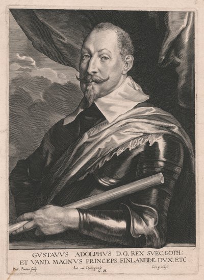Gustavus Adolphus D.G.Rex Svec.Goth; et Vand, Magnus Princeps Finlandiæ Dux, Etc. von Paulus Pontius