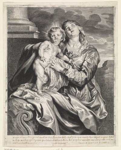 Maria mit dem Christuskind von Paulus Pontius