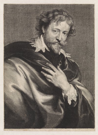 Porträt des Malers Peter Paul Rubens von Paulus Pontius
