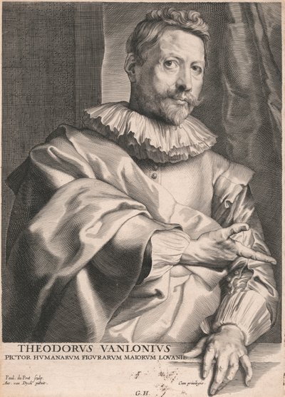 Theodorus van Lonius, Maler menschlicher Figuren in Lovanii von Paulus Pontius
