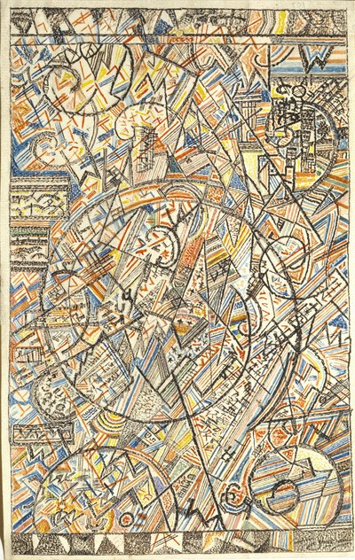Die Formel des Universums, 1920-1922 von Pavel Nikolayevich Filonov