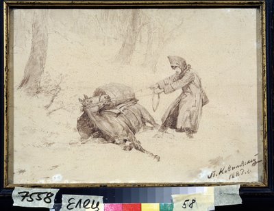 Der Tod des Gefährten von Pavel Osipovich Kovalevsky