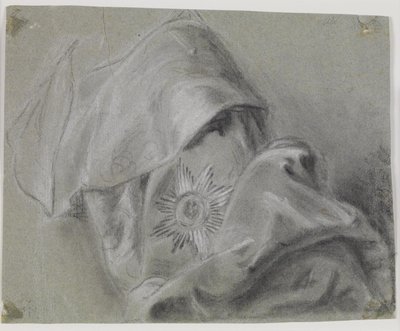 Draperiestudie mit dem Stern des Elefantenordens von Peder Als