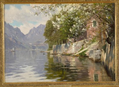 Frühlingstag am Luganer See von Peder Monsted
