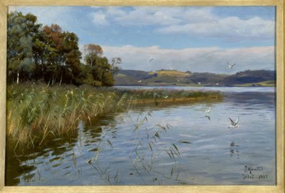 Sommertag am See von Peder Monsted
