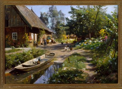 Sonniger Tag auf dem Lande von Peder Monsted