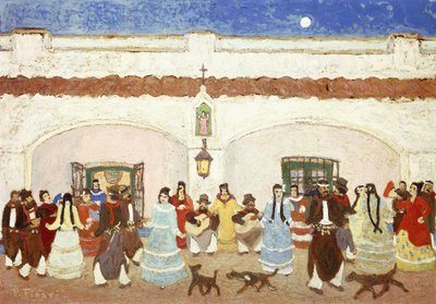 Tanzen im Patio von Pedro Figari
