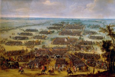 Schlacht des Prinzen von Oranien, Gemälde von Pieter Snayers (1592-1666) von Peeter Snayers