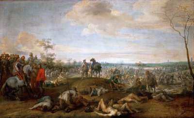 Schlachtfeld. Szene aus dem Dreißigjährigen Krieg von Peeter Snayers