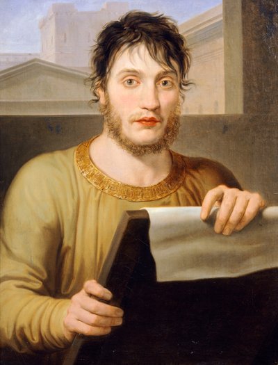 Giuseppe Guizzardi in antiker Kleidung von Pelagio Palagi