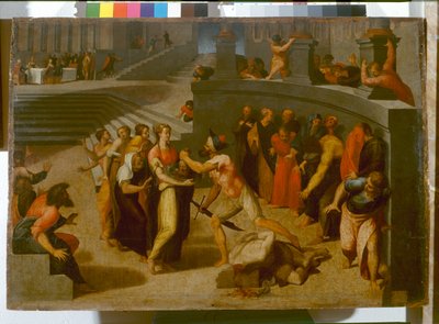 Enthauptung von Johannes dem Täufer, um 1556 von Pellegrino Tibaldi