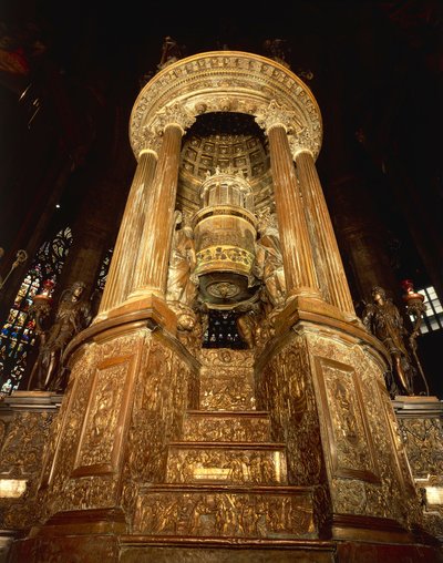 Italien, Lombardei, Mailand, Kathedraleninneres, Ziborium von Pellegrino Tibaldi, bekannt als "il Pellegrini" von Pellegrino Tibaldi