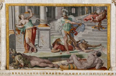 Odysseus und Circe (Detail) von Pellegrino Tibaldi