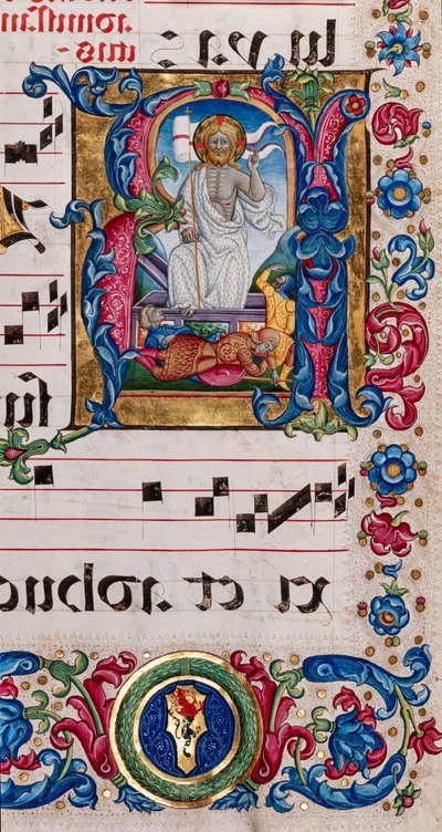 Piccolomini-Bibliothek: Chorbuch, cod. 101.7, ff. 14r mit 