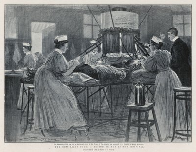 Die neue Lichttherapie: Eine Skizze im Londoner Krankenhaus von Percy F.S. Spence