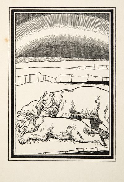 Mütterliche Zuneigung, aus Hundert Anekdoten über Tiere, veröffentlicht 1924 von Percy J. Billingshurst