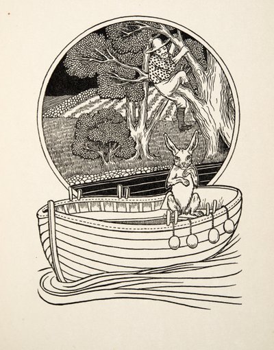 Der gefangene Fänger, aus Hundert Anekdoten über Tiere, veröffentlicht 1924 von Percy J. Billingshurst