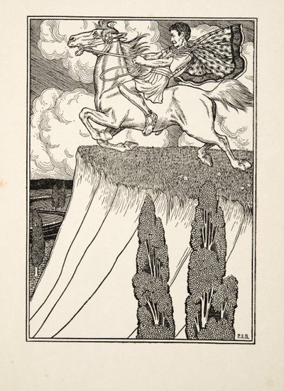 Der Tod des Antiochus gerächt, aus Hundert Anekdoten über Tiere, veröffentlicht 1924 von Percy J. Billingshurst
