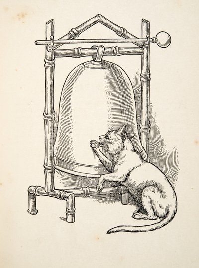 Die Essensglocke, aus Hundert Anekdoten über Tiere, veröffentlicht 1924 von Percy J. Billingshurst