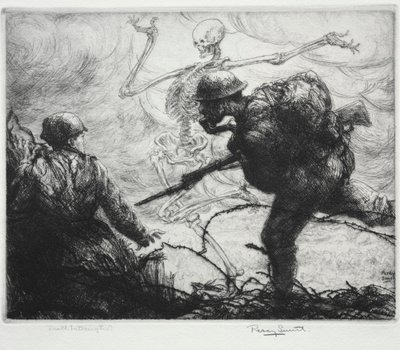Totentanz: Tod berauscht von Percy John Delf Smith