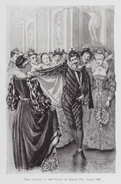 Tanz: Die Pavane am Hofe von Heinrich III, um 1580 von Percy Macquoid
