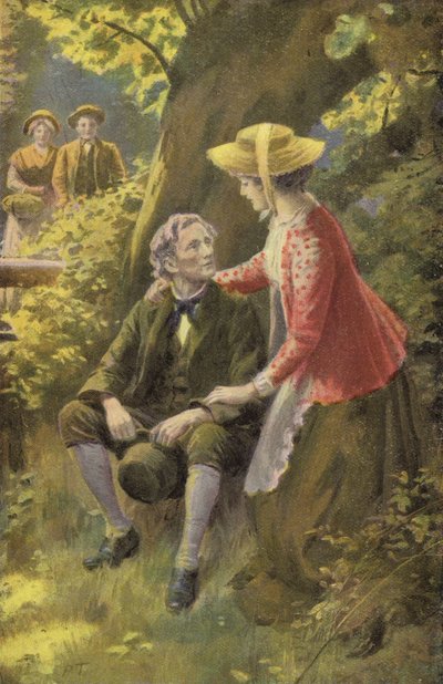 Illustration für Silas Marner von George Eliot von Percy Tarrant