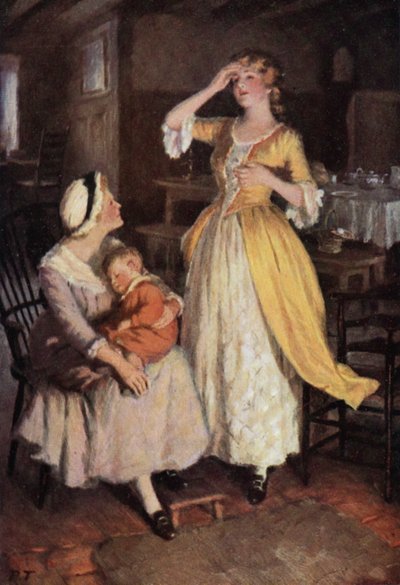 Illustration für Wuthering Heights von Emily Bronte von Percy Tarrant