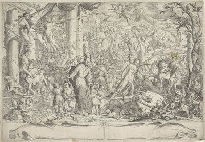 Allegorie auf das menschliche Leben von Peregrino Mazzocati