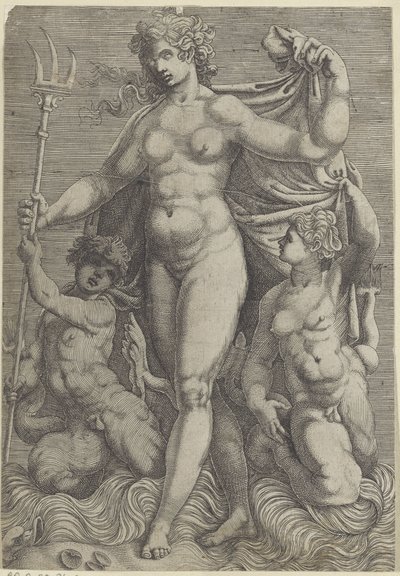 Thetis mit zwei Tritonen von Perino del Vaga