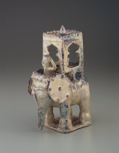 Elefant mit Howdah und Figur, Iran, Seljud-Dynastie von Persian School