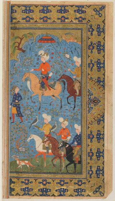 Eine königliche Jagd von Persian School