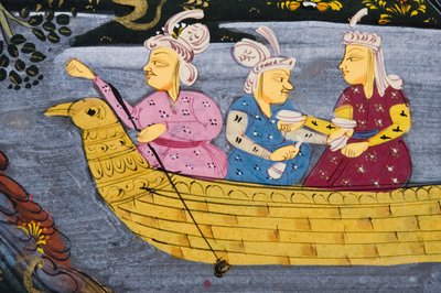 Jagdszene (Detail) von Persian School