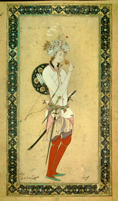 Porträt von Harun al-Raschid, Abbasiden-Kalif von Persian School