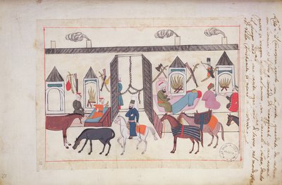 Halt am Karawanserei von Persian School