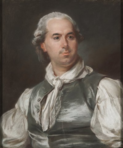 Porträt von Hubert Robert (1733-1808) von Peter Adolf Hall