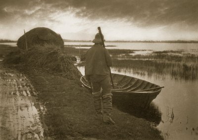Sumpfmann auf dem Weg, um Schilf zu schneiden, ca. 1886 von Peter Emerson und Thomas Goodall