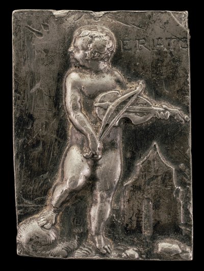 Ein Putto, der die Muse Erato symbolisiert, ca. 1540 von Peter Flötner