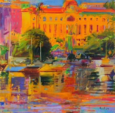 Riviera-Reflexionen-Cannes, 2022 von Peter Graham (Contemporary)