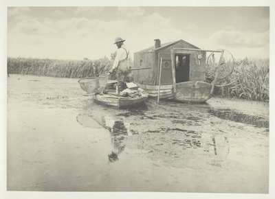 Das Zuhause eines Aal-Fängers von Peter Henry Emerson