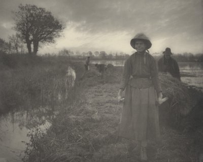 Heu im Sumpf staken von Peter Henry Emerson and T.F. Goodall