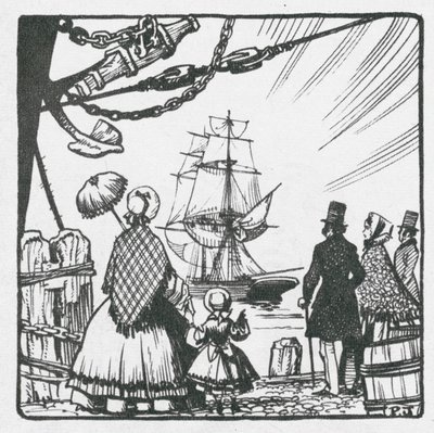 Falmouth, einst eine bekannte Postschiffbasis von Peter Jackson