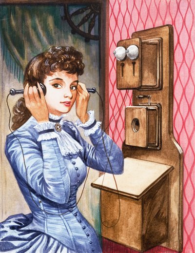 Es war einmal... Kommunikation vor hundert Jahren. Ein frühes Telefon von Peter Jackson