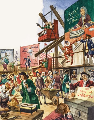 Die wunderbare Geschichte Britanniens: Jahrmärkte und Spaß für die Menschen. Bartholomew Fair von Peter Jackson