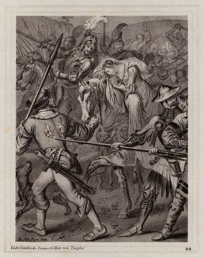 Anne von Bretagne, Königin von Karl VIII. von Frankreich von Peter Johann Nepomuk Geiger