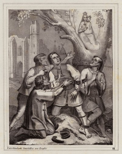 Erscheinung der Jungfrau, Hietzing, Wien von Peter Johann Nepomuk Geiger