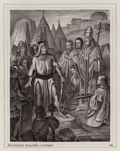 Gründung von Venedig, 5. Jahrhundert von Peter Johann Nepomuk Geiger