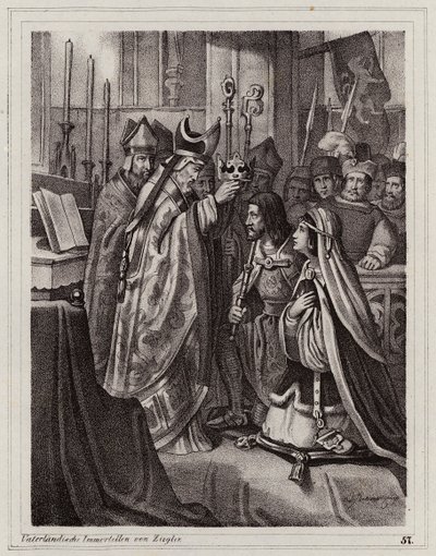 Hochzeit von Ottokar II. von Böhmen und Kunigunde von Slawonien von Peter Johann Nepomuk Geiger