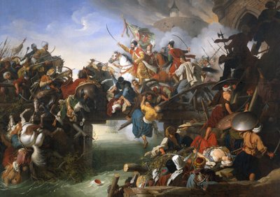 Zrínyis Angriff aus der Festung Szigetvár von Peter Krafft