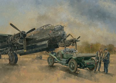 Ein Lancaster und ein Bentley, 2000 von Peter Miller